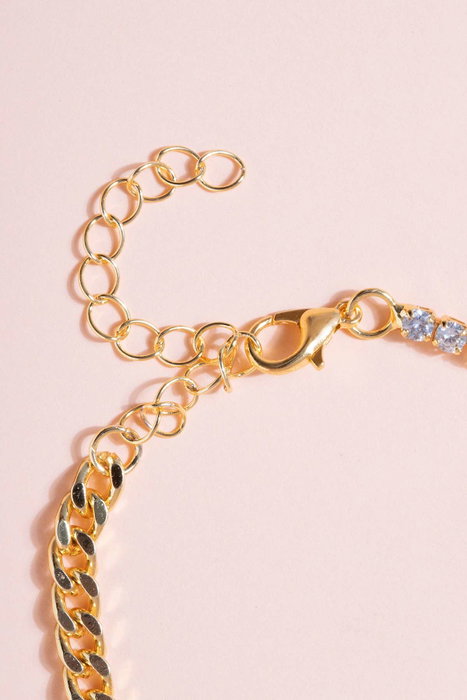 Heliophilia Silver Pulsera de Oro con Recubrimiento de Laca